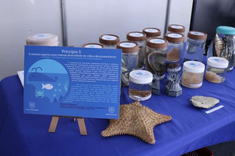 Bece recebe Exposição Universidade Azul com atividades interativas sobre os oceanos