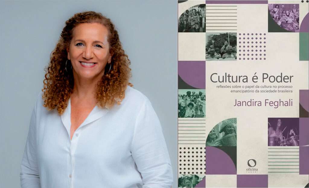 Jandira Feghali lança livro sobre o poder transformador da Cultura na Bece 2 Jandira Orelha Foto Carlos Leandro Livro Cultura e Poder
