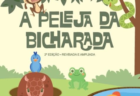 Cabaninha Literária | Mediação de Leitura com Veleida Costa, autora dos livros "A peleja da bicharada" 4 Capa do LIVRO